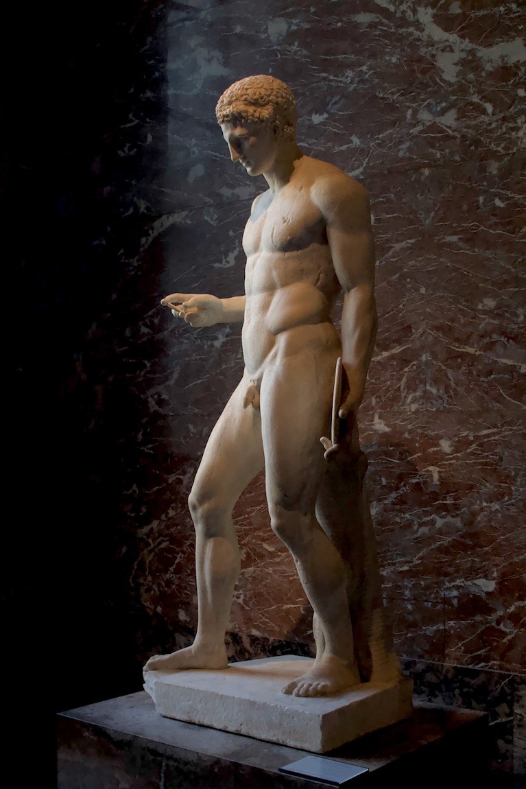 Discophoros (Sculpture by Polykleitos the Elder) (Greek)